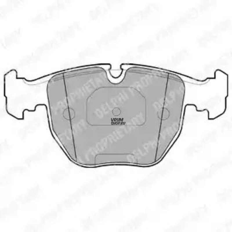 колодки передние BMW E39 3.0-4.0/3.0D 00-03/E53 3.0/4.4/3.0D 00->/E38 4.4