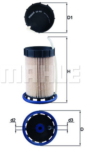 ФИЛЬТР ТОПЛИВНЫЙ VAG 1.6D-2.0D 12-