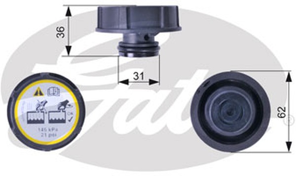 крышка расширительного бачка Ford Focus I/II,III Volvo S40