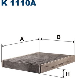 Фильтр салона угольный FORD FIESTA V (2001-2008) FORD FUSION (2002-2012)