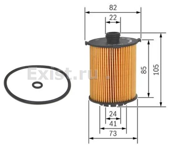Фильтр Масляный Двигателя BOSCH