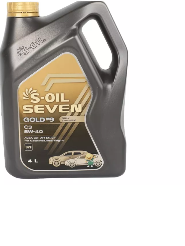 Масло моторное S-OIL 7 Gold C3-16 5w40 4l