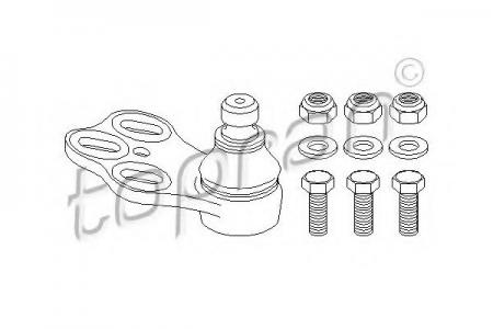 опора шаровая R Audi 80 91-94