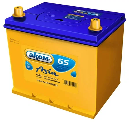 АКБ Аком-Asia +EFB 65 о/п 570 Амп