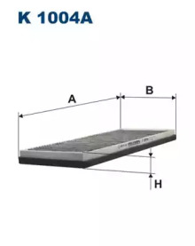 фильтр воздушный салона VW Passat 1.8 96-05 (B=317)