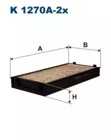 фильтр салона угол BMW X5\X6\(E70\71) (B=419)