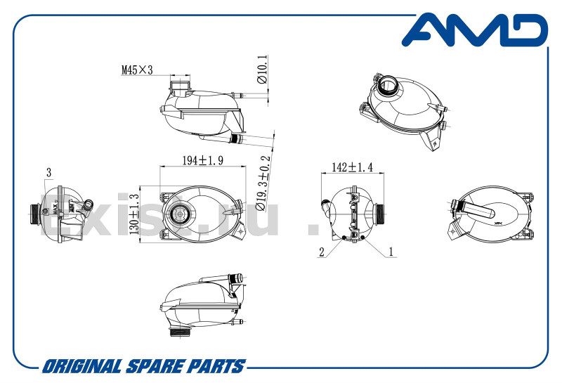 Бачок расширительный 217104354r/amd. wtb54 amd