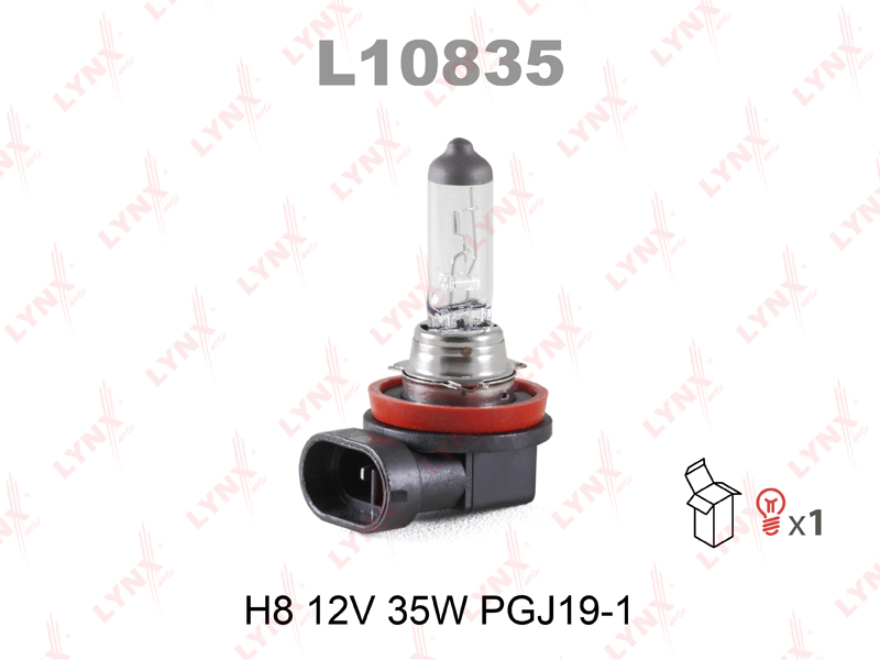 Лампа галогеновая H8 12V 35W PGJ9-1 L10835