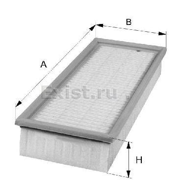 Фильтр воздушный JAGUAR S-TYPE 2.5-4.2/2.7D