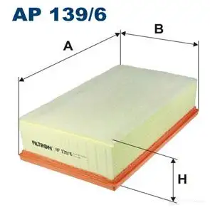 Фильтр воздушный (B=287) AUDI A3/VW GOLF/SEAT LEON 1.6D/2.0D/1.8T 12-